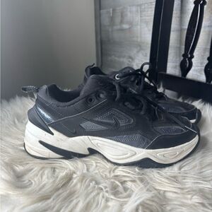 Nike M2K women 7 Tekno black white sneakers womens Y2K style US 7 metallic